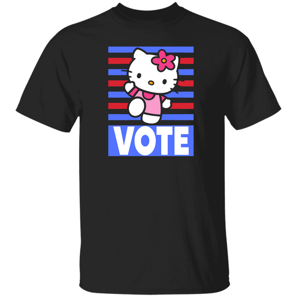 Kitty Cartoon Lover Shirt Vote Cute Kitty Cat Cartoon Movie Character Lover Gifts T-Shirt - Macnystore