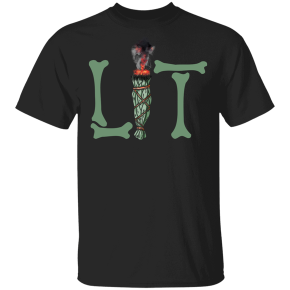 Halloween Witch Shirt Lit Cool Halloween Witch Lover Gifts Halloween T-Shirt - Macnystore