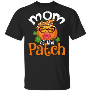 Halloween Shirt Mom Of The Patch Funny Pumpkin Gifts Halloween T-Shirt - Macnystore