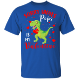 Sorry Ladies Pops Is My Valentine T Rex Lover Kids Matching Shirts For Couples Boys Men Personalized Valentine Gifts Youth T-Shirt - Macnystore