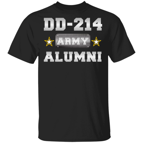 Cool DD-214 Army Alumni Shirt Matching DD 214 US Soldier Veteran Army Military Gifts T-Shirt - Macnystore
