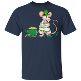 Leprechaun Rat Funny Shamrock Rat Lover Irish St Patrick's Day Gifts T-Shirt - Macnystore