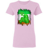 Green Beer Ireland Flag Drunker St Patrick's Day Irish Gift Ladies T-Shirt - Macnystore