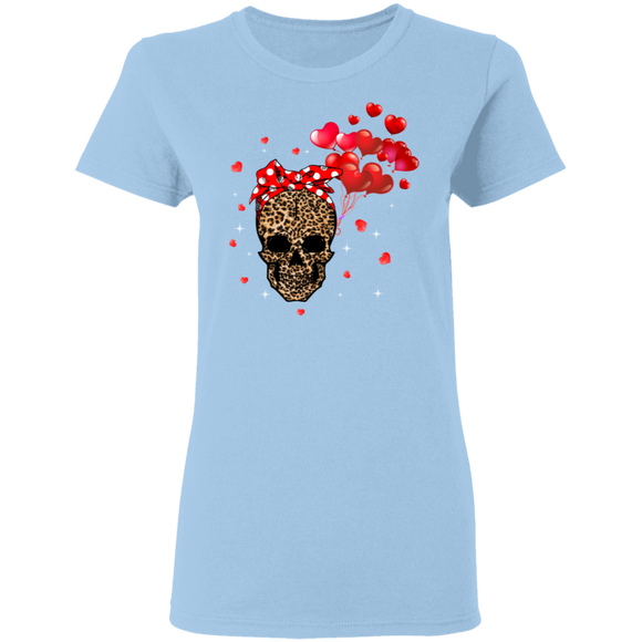 Leopard Skull X Ray Doctor Nurse Matching Shirts For Couples Funny Boys Girl Women Personalized Valentine Gifts Ladies T-Shirt - Macnystore