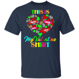 This Is My Valentine Shirt Matching Shirts For Family Kids Boys Girl Son Daughter Personalized Valentine Gifts T-Shirt - Macnystore