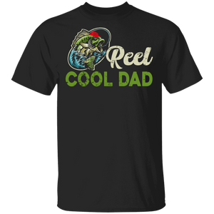 Reel Cool Dad Cool Fishing Dad Father Day Fisher T-Shirt - Macnystore
