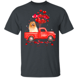 Pomeranian Riding Truck Dog Pet Lover Matching Shirts For Couples Boys Girl Women Personalized Valentine Gifts T-Shirt - Macnystore