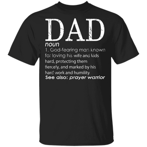 Dad Definition Matching Family Dad Daddy Papa Father's Day Gifts T-Shirt - Macnystore