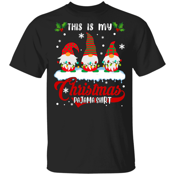 Christmas Gnome Lover Funny My Favorite Color Is Christmas Lights Funny X-mas Gnome T-Shirt - Macnystore