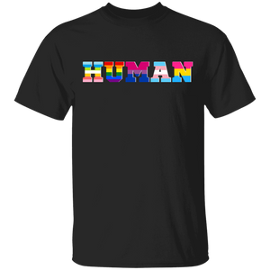 Human Cool Pride LGBT Transgender Flags Matching Proud LGBT Gay Lesbian Gifts T-Shirt - Macnystore