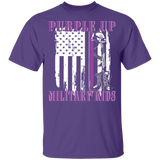 purple up military purple Youth T-Shirt - Macnystore