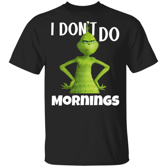 Movie Lover Shirt I Don't Do Mornings Funny Bored Cartoon Character Lover Gifts T-Shirt - Macnystore