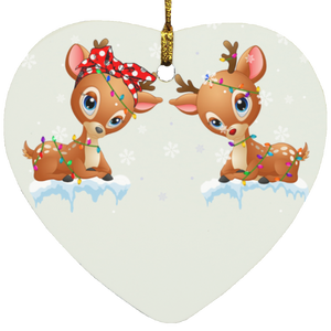 Christmas Reindeer Rudolph And Clarice fullfill PNG Transparent Ornament Xmas - Macnystore