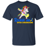 Rockin' And Extra Chromosome Down Syndrome Awareness Gifts T-Shirt - Macnystore