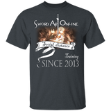 Sword Art Online Social Distance Training Since 2013 Shirt Matching Sword Art Online Lover Gifts T-Shirt - Macnystore