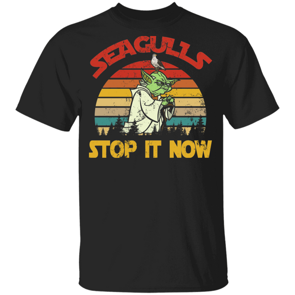 Seagulls Stop It Now Master Yoda Youth T-Shirt - Macnystore