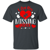 I Am Her Missing Piece Matching Shirts For Couples Funny Men Husband Fiance Personalized Valentine Gifts T-Shirt - Macnystore