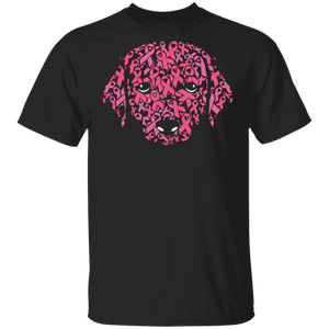 Beast Cancer Awareness Shirt Pink Ribbon Dog Cool Inspirational Beast Cancer Awareness Dog Lover Gifts Breast Cancer T-Shirt - Macnystore