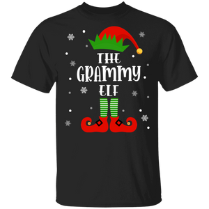 Christmas Elf Lover Shirt The Grammy Elf Funny Christmas Elf Matching Family Group Gifts T-Shirt - Macnystore