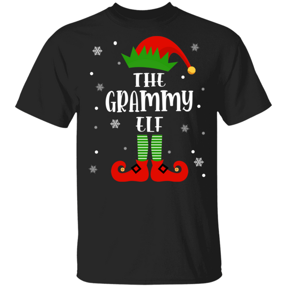 Christmas Elf Lover Shirt The Grammy Elf Funny Christmas Elf Matching Family Group Gifts T-Shirt - Macnystore