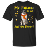 My Patronus Is An Australian Shepherd Magical Australian Shepherd Pet T-Shirt - Macnystore