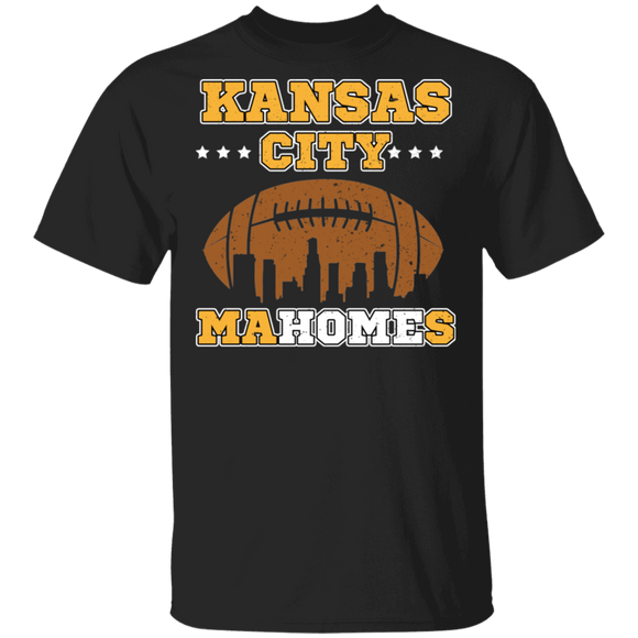 Kansas City Mahomes Cityscape American Football Lover Gifts T-Shirt - Macnystore