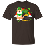 Leprechaun Shiba Inu Dog Lover St Patrick's Day Gifts T-Shirt - Macnystore