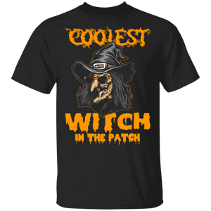 Funny Halloween Costume Coolest Witch In The Patch T-Shirt - Macnystore