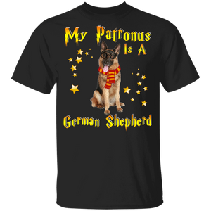 My Patronus Is A German Shepherd Magical Pet Dog Youth T-Shirt - Macnystore