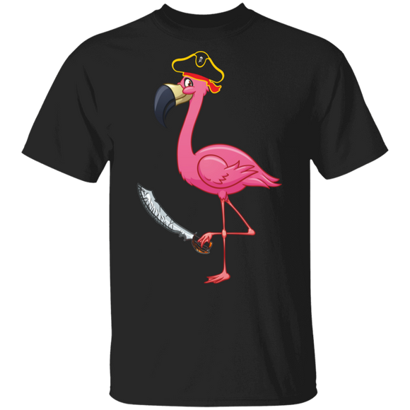 Pirate Flamingo Matching Flamingo Pirate Lover Fans Gifts T-Shirt - Macnystore