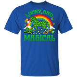 Lucky And Magical Shamrock Unicorn Lover St Patrick's Day Mom Dad Grandma Grandpa St Patrick's Day Gifts T-Shirt - Macnystore