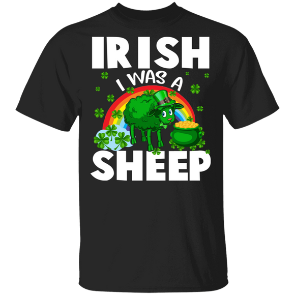 Irish I Was A Sheep Leprechaun St Patrick's Day T-Shirt - Macnystore