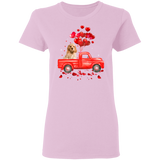 Cockapoo Riding Truck Dog Pet Lover Matching Shirts For Couples Boys Girl Women Personalized Valentine Gifts Ladies T-Shirt - Macnystore