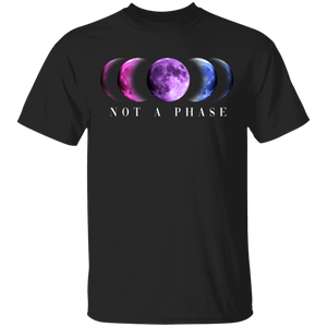 Not A Phase Cool LGBT Moon Shirt Matching Proud LGBT Gay Lesbian Gifts T-Shirt - Macnystore