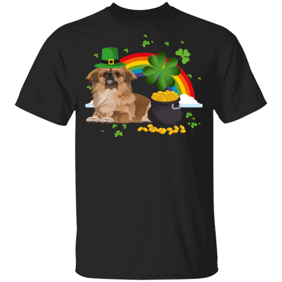 Leprechaun Pekingese Dog Lover St Patrick's Day Gifts Youth T-Shirt - Macnystore