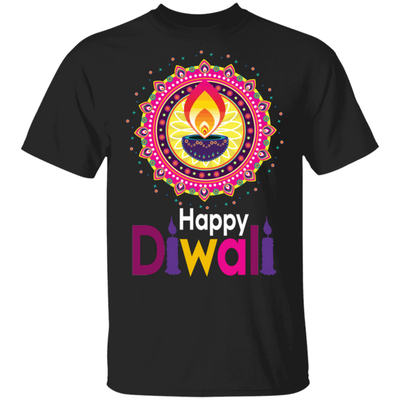 Diwali Festival Shirt Happy Diwali Cool Diwali Festival Of Lights For Hindus Deepavali Lover Gifts T-Shirt - Macnystore