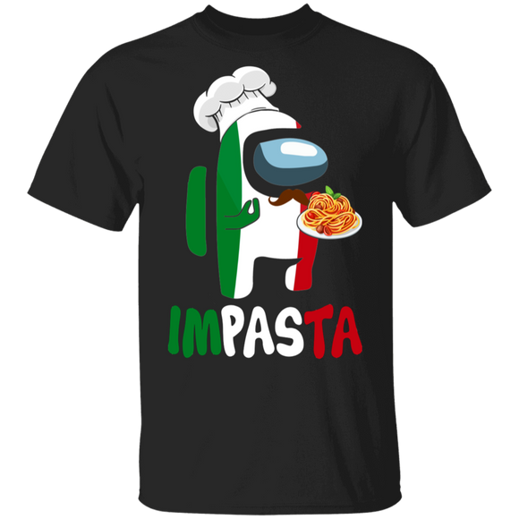 Gamer Shirt Impasta Funny Essential Impostor Crewmate Among Us Game Gamer Italian Gifts T-Shirt - Macnystore