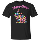 Happy Easter Cute Eggs Bunny Eggs Hunting Funny Rabbit Easter Eggs Shirt Matching Kids Women Gifts T-Shirt - Macnystore