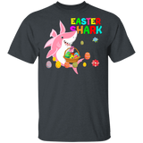 Easter Shark Funny Rabbit Bunny Shark Eggs Easter Day Matching Shirt For Kids Men Women Shark Lover Gifts T-Shirt - Macnystore