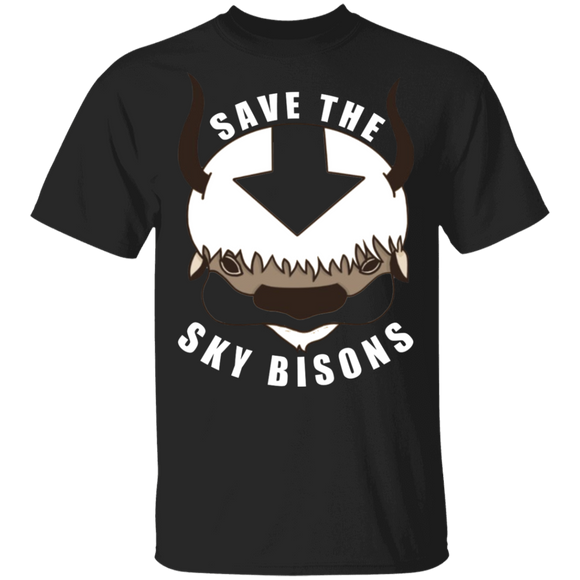 Bison Lover Shirt Save The Sky Bisons Cool Sky Bison Lover Gifts T-Shirt - Macnystore
