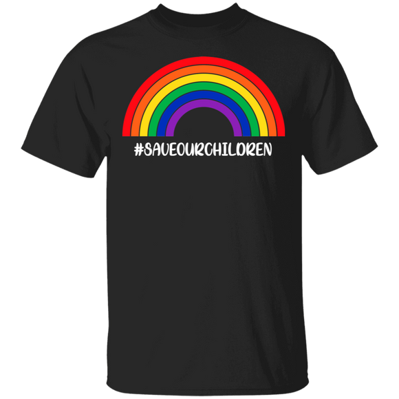 Save Our Children Cool Rainbow Flag T-Shirt - Macnystore