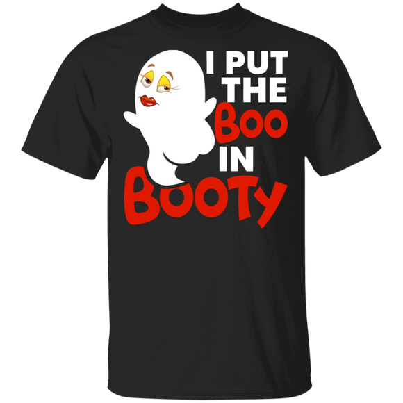Halloween Ghost Lover Shirt I Put The Boo In Booty Funny Halloween Sexy Ghost Lover Gifts Halloween T-Shirt - Macnystore