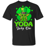 Cute Yoda Lucky One Clover St Patrick's Day Movies Lover Unisex T-Shirt T-Shirt - Macnystore