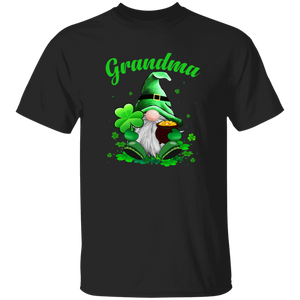 T-shirt Grand-mère mignonne de la Saint-Patrick Shamrock Green Leprechaun Gnome
