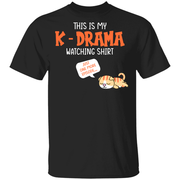 Cat Lover Shirt This Is My K-Drama Cute Cat K-Pop Lover Fan Gifts T-Shirt - Macnystore