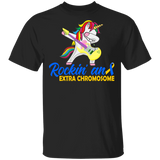Rockin' And Extra Chromosome Down Syndrome Awareness Gifts T-Shirt - Macnystore