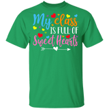 My Class Is Full Of Sweet Hearts Preschool Kindergarten Elementary Student Teacher Funny Boy Girl Womens Valentine Gifts Youth T-Shirt - Macnystore