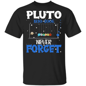 Astronomy Science Lover Shirt Pluto 1930 2006 Never Forget Cool Pluto Astronomy Science Teacher Lover Gifts T-Shirt - Macnystore
