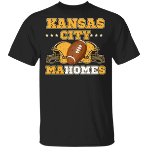 Kansas City Mahomes Cityscape American Chiefs Football Lover Gifts T-Shirt - Macnystore