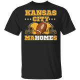 Kansas City Mahomes Cityscape American Chiefs Football Lover Gifts T-Shirt - Macnystore